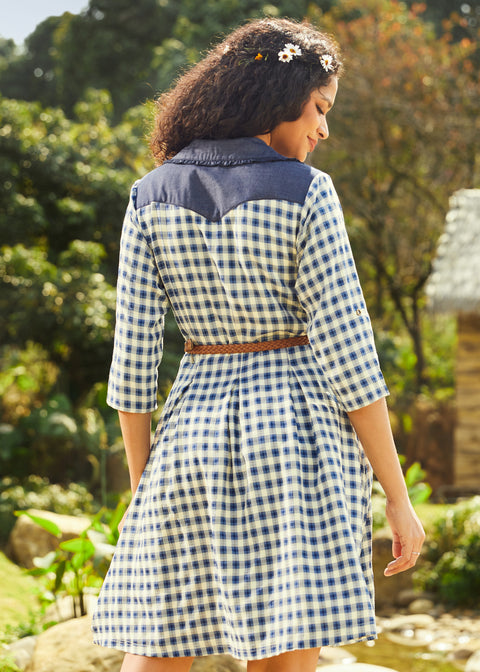 Prairie Gaze Western Shirtdress-2