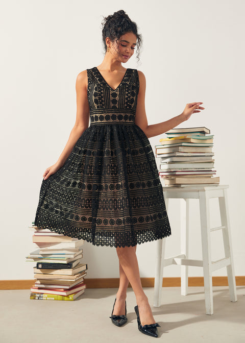 The Vivienne V-Neck Dress-1