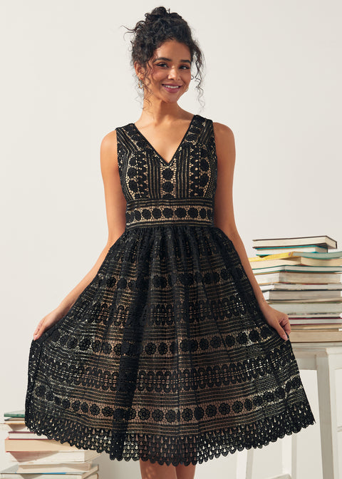 The Vivienne V-Neck Dress-3