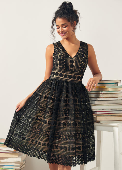 The Vivienne V-Neck Dress-5