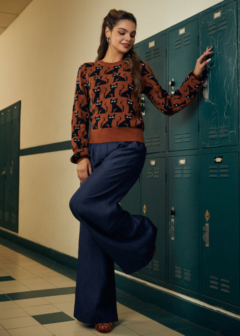 Notes of Nostalgia Crewneck Pullover-3