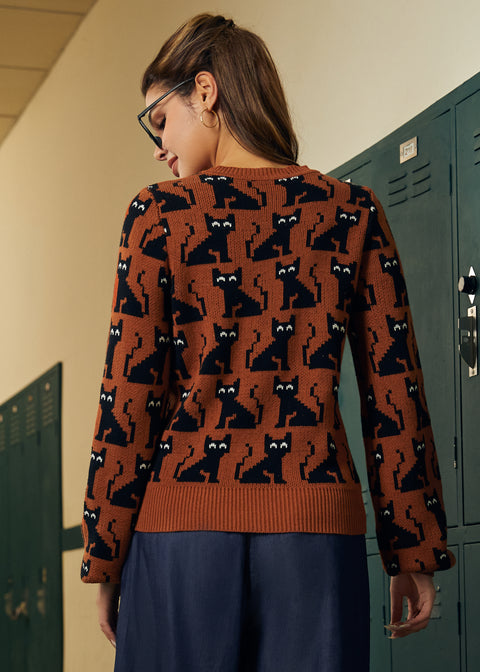 Notes of Nostalgia Crewneck Pullover-4