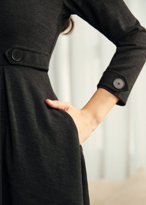 After Dark Fit&Flare Dress-1