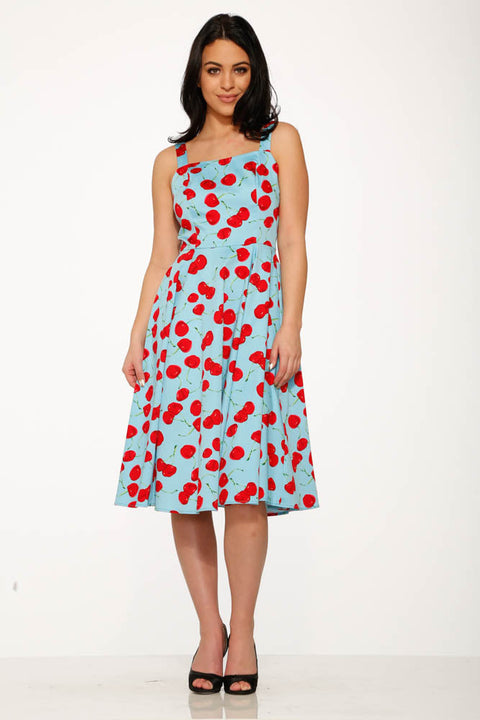 Martina Cherry Swing Dress-4