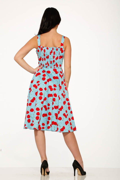 Martina Cherry Swing Dress-1