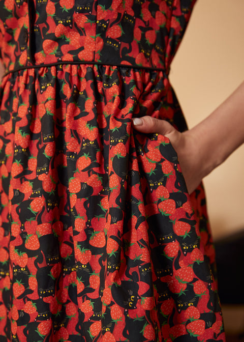 Cause a Little Trouble Fit&Flare Dress-1