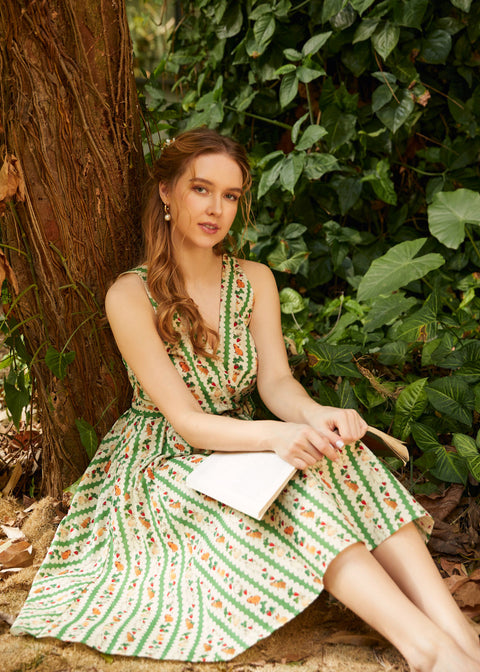 Instant Energy Faux Wrap Dress-2