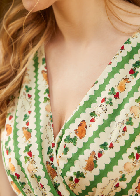 Instant Energy Faux Wrap Dress-4