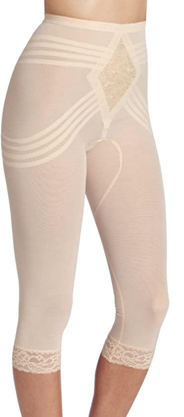 Breathable Waistline Capri Pant Liner | Power Mesh Fabric | Firm to Extra Firm Support | Style 6269-5