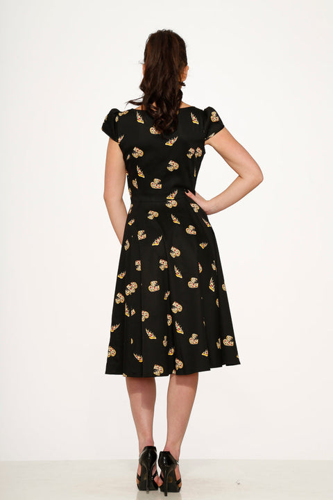 Love New York Pizzeria Swing Dress-5