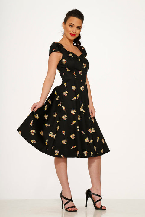 Love New York Pizzeria Swing Dress-6