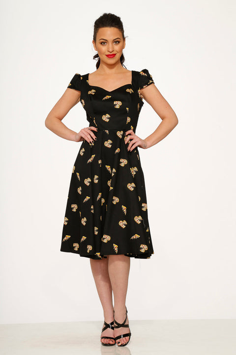 Love New York Pizzeria Swing Dress-1