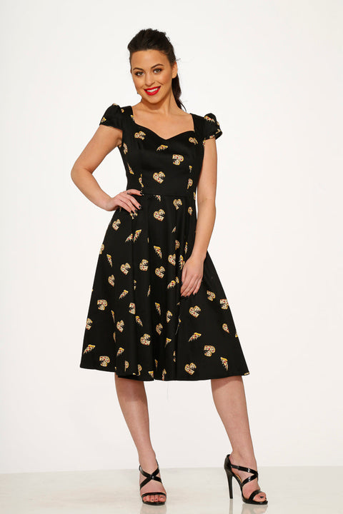 Love New York Pizzeria Swing Dress-2