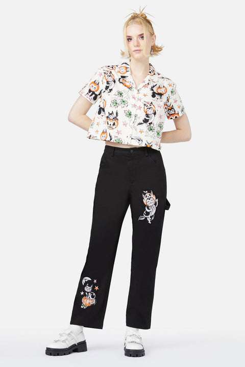 Pumpkin Patch Kitty Blouse-7