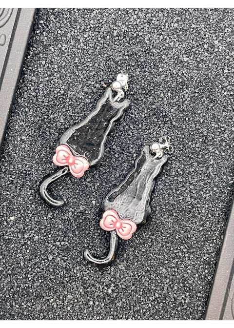 Salem Pretty Kitty Cat Earrings-2