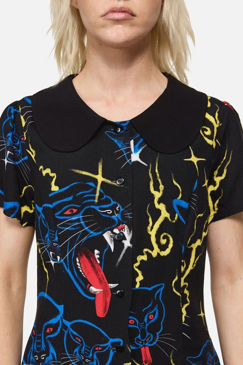 Panther Punk Mini Dress-1