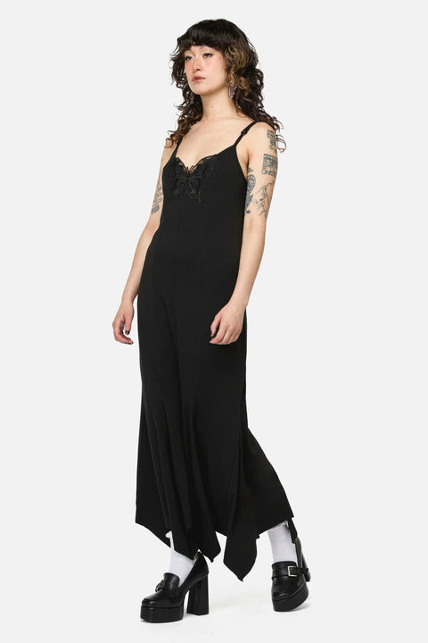Naiad Goth Maxi Dress-2
