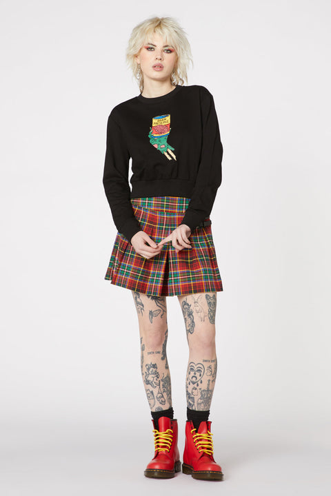 Brainz Boxy Crop Sweater-2