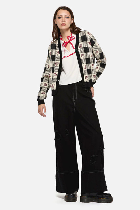 Sweet Home Intarsia Cardi-3