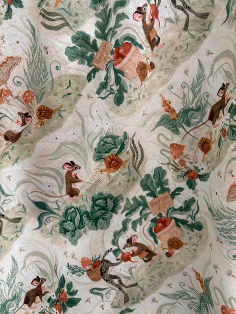 Vintage Style Mini Dress Cranberry Mouse-1