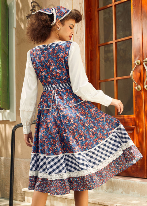 GUNNE SAX for ModCloth Camille Corset Midi Dress-5
