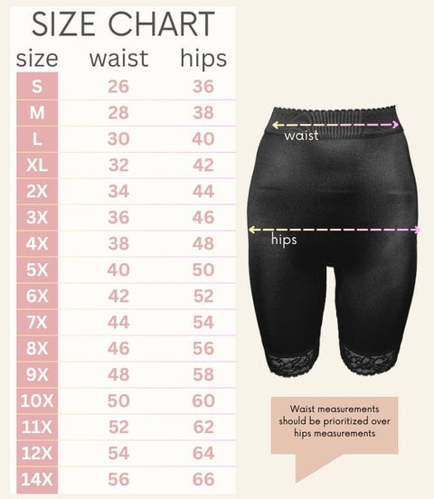 High Waist Light Shaping Bike Short | Satin 4-Way Stretch with Built-In Panty | Style 518-3