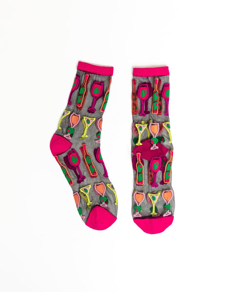 Black Sheer Socks Bundle 1 ?? Happy Hour-2